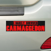 Autocollant De Voiture Carmageddon (En voiture)