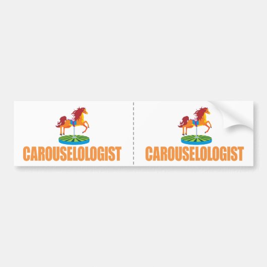 Autocollant De Voiture Carousel drôle (Devant)