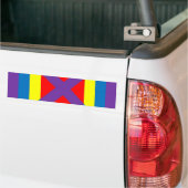 Autocollant De Voiture Carré coloré (Sur camion)