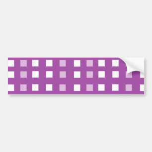 Autocollant De Voiture Carrés à motifs violets
