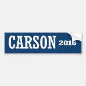 AUTOCOLLANT DE VOITURE CARSON 2016 (Devant)