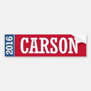 AUTOCOLLANT DE VOITURE CARSON 2016