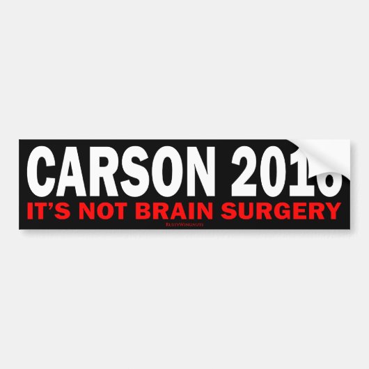 Autocollant De Voiture Carson 2016 (Devant)