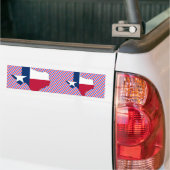 Autocollant De Voiture Carte de drapeau du Texas (Sur camion)