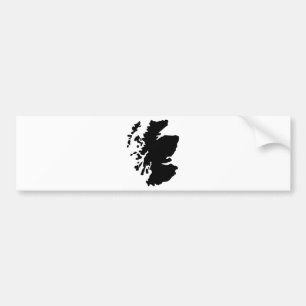 Autocollant De Voiture Carte de l'Ecosse