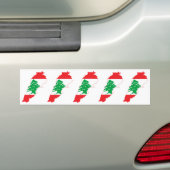 Autocollant De Voiture Carte du drapeau du Liban CINQ (En voiture)