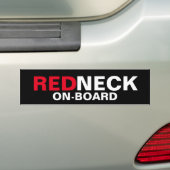 Autocollant De Voiture Carte Redneck On-Board (En voiture)