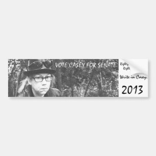 Autocollant De Voiture CASEY DE VOTE POUR LE SÉNAT. Combien mauvais