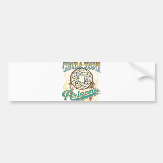 Autocollant De Voiture Catcher de rêves Arizona (Devant)
