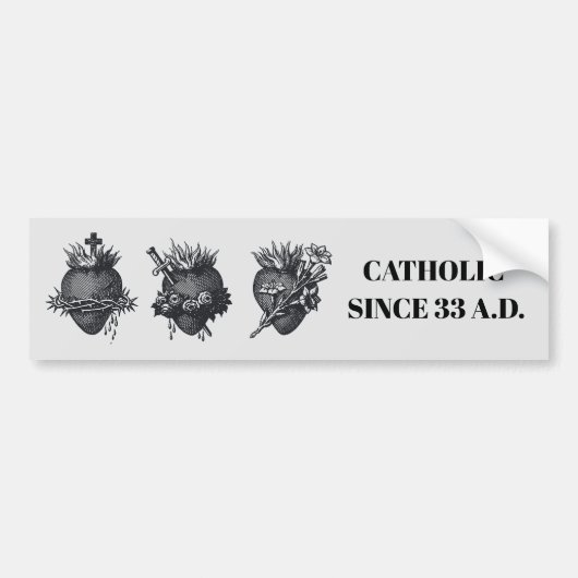Autocollant De Voiture catholique (Devant)