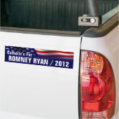 Autocollant De Voiture Catholique pour Romney Ryan 2012 (Sur camion)