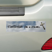 Autocollant De Voiture Catholique pour une raison (En voiture)