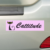 Autocollant De Voiture Cattitude (En voiture)