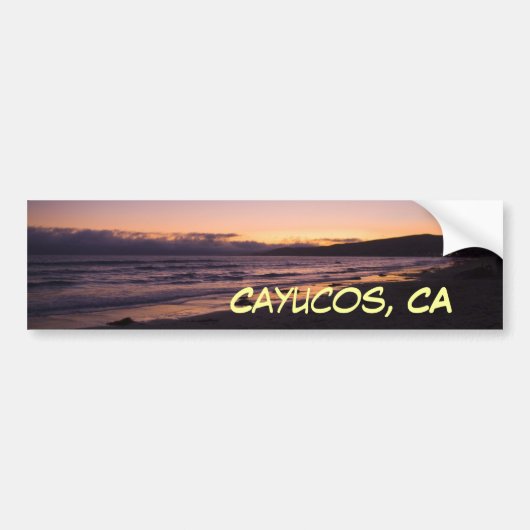 Autocollant De Voiture Cayucos, CA 2 (Devant)
