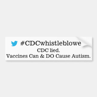 Autocollant De Voiture CDCwhistleblower