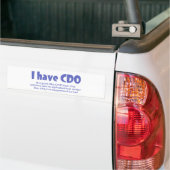 AUTOCOLLANT DE VOITURE CDO (Sur camion)