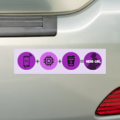Autocollant De Voiture Ce qui fait un adhésif pour pare-chocs nerd de (En voiture)