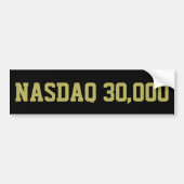 Autocollant De Voiture Célébration du NASDAQ à 30000 du marché boursier (Devant)
