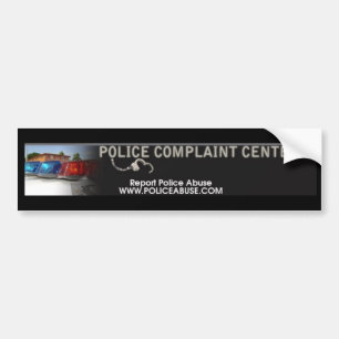 AUTOCOLLANT DE VOITURE CENTRE DE PLAINTE DE POLICE