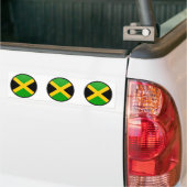Autocollant De Voiture Cercle de drapeau de qualité de la Jamaïque (Sur camion)