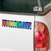 AUTOCOLLANT DE VOITURE C'EST MON GRAND HOMOSEXUEL BUMPERSTICKER - .PNG (Sur camion)