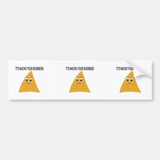 Autocollant De Voiture C'est Nacho Your Business (Devant)