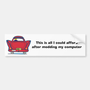 Autocollant De Voiture C'est tout que je pourrais me permettre après