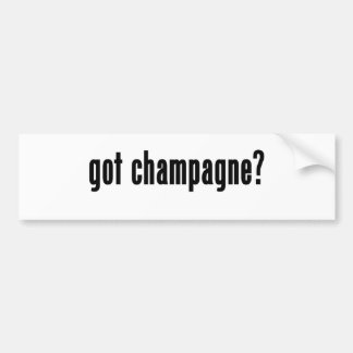 Autocollant De Voiture champagne obtenu ?