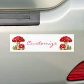 Autocollant De Voiture Champignons Amanita Rouge Thunder_Cove (En voiture)