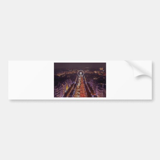 Autocollant De Voiture Champs-Elysées, France (Devant)