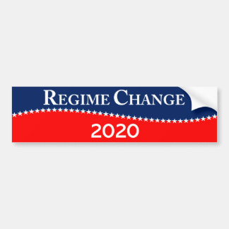 Autocollant De Voiture Changement de régime 2020 avec étoiles