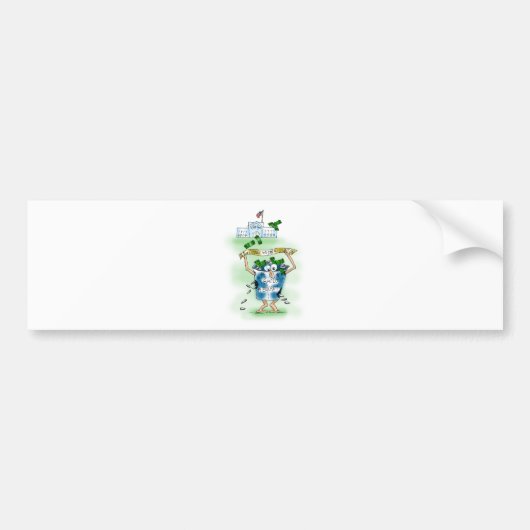 Autocollant De Voiture Changez-nous peut tout compter dessus (Devant)