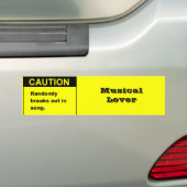 Autocollant De Voiture Chanson de Randmon (En voiture)