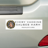 Autocollant De Voiture Chaque vaccin cause du mal (En voiture)