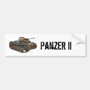 Autocollant De Voiture Char Panzer II