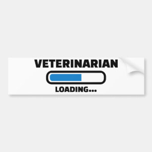 Autocollant De Voiture Chargement vétérinaire