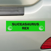 Autocollant De Voiture Chariot de golf de Sliceasaurus Rex (En voiture)