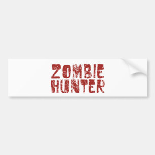 Autocollant De Voiture chasseur de zombi