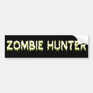 Autocollant De Voiture Chasseur de zombi