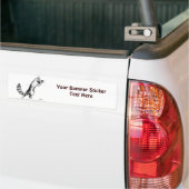 Autocollant De Voiture Chat bondissant2 (Sur camion)