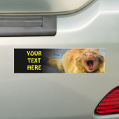 Autocollant De Voiture Chat criard plus votre texte (En voiture)