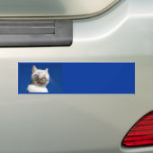Autocollant De Voiture Chat de blanc de Tom (En voiture)