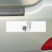 Autocollant De Voiture Chat de coupe de Kitty (En voiture)