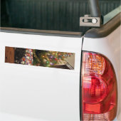 Autocollant De Voiture Chat de Noël (Sur camion)