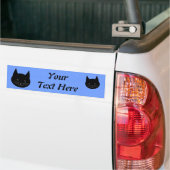 Autocollant De Voiture Chat noir (Sur camion)