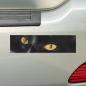 Autocollant De Voiture Chat noir (En voiture)