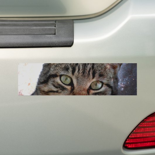 Autocollant De Voiture Chat spatial (En voiture)