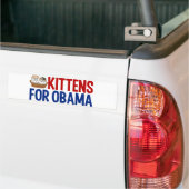 Autocollant De Voiture Chatons pour Obama (Sur camion)