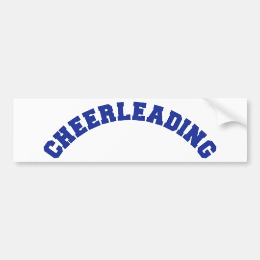 Autocollant De Voiture Cheerleading (Devant)