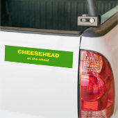 Autocollant De Voiture CHEESEHEAD à la roue (Sur camion)